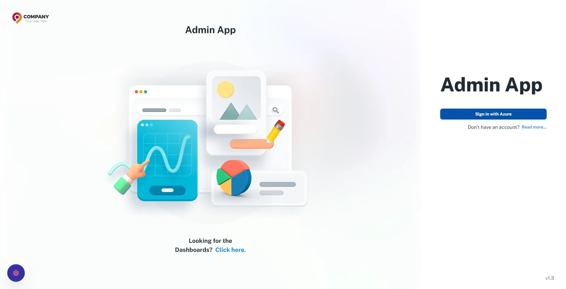 Sign in to the CloudMonitor Admin App