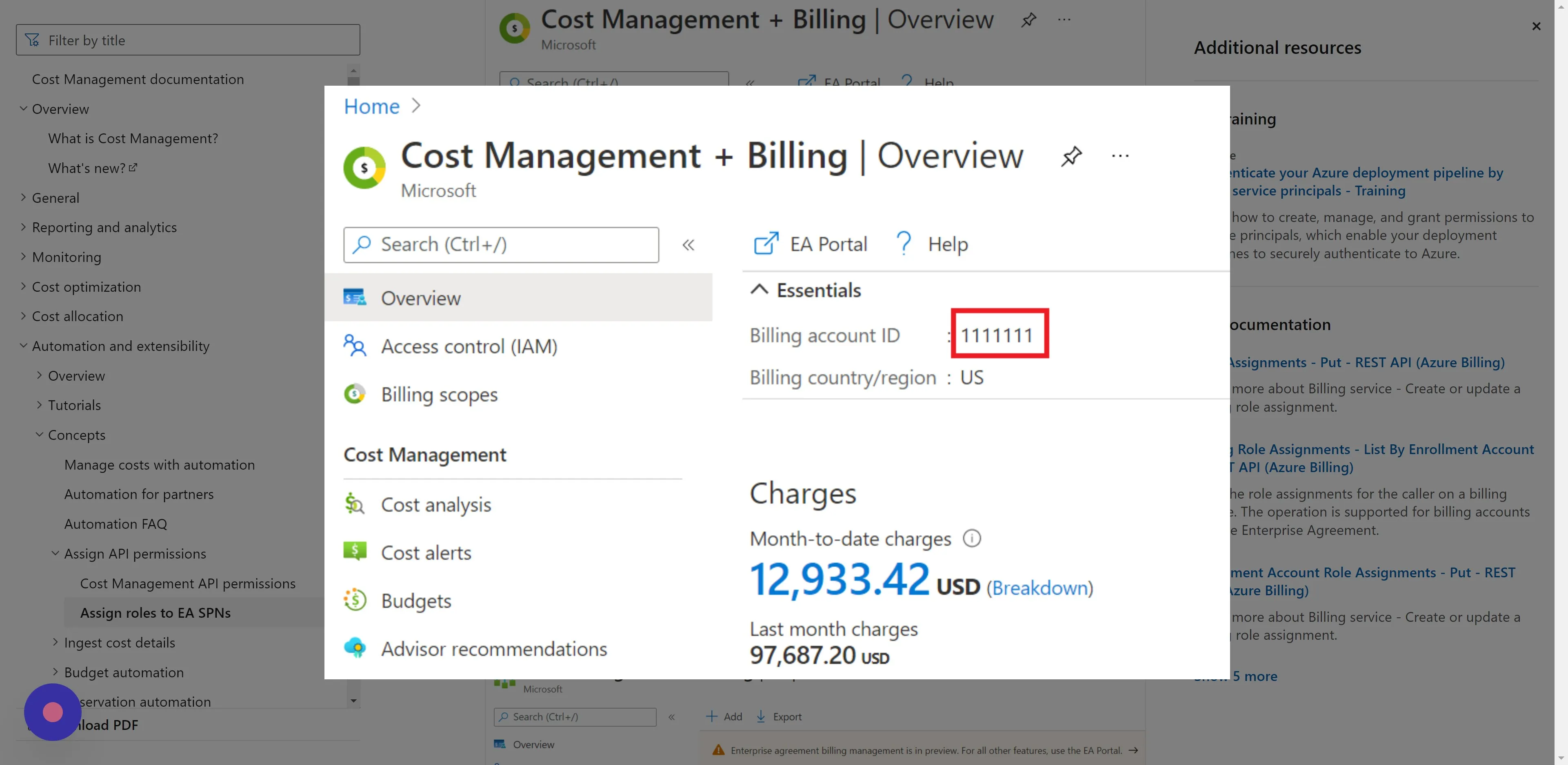 The billingAccountName is your "Billing account ID". You can find this in the Azure portal on the "Cost Management + Billing" Overview