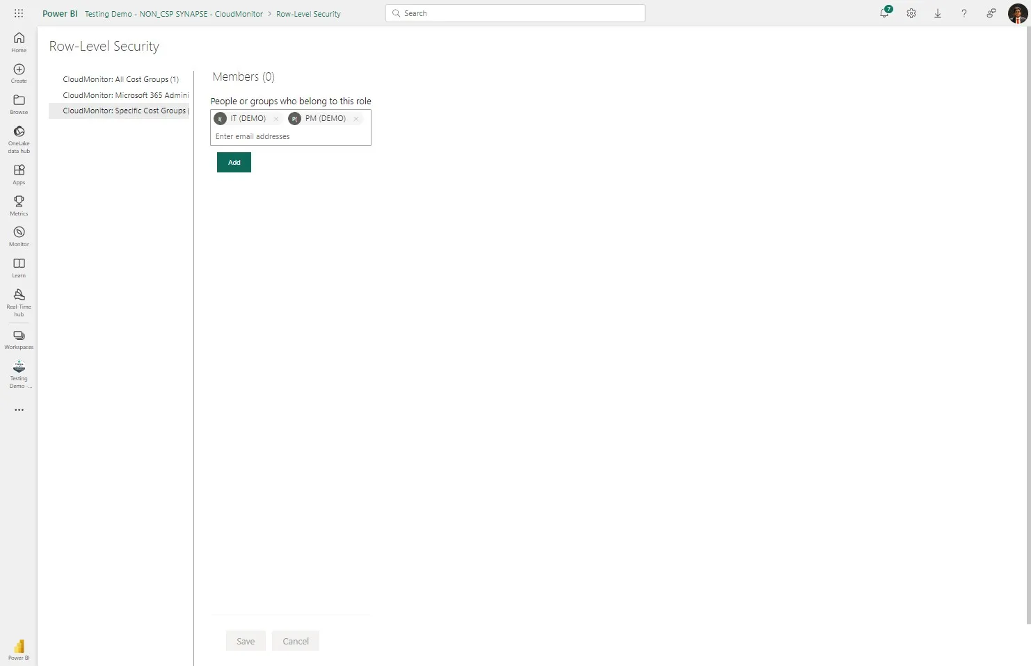 Click "Add" to add that member