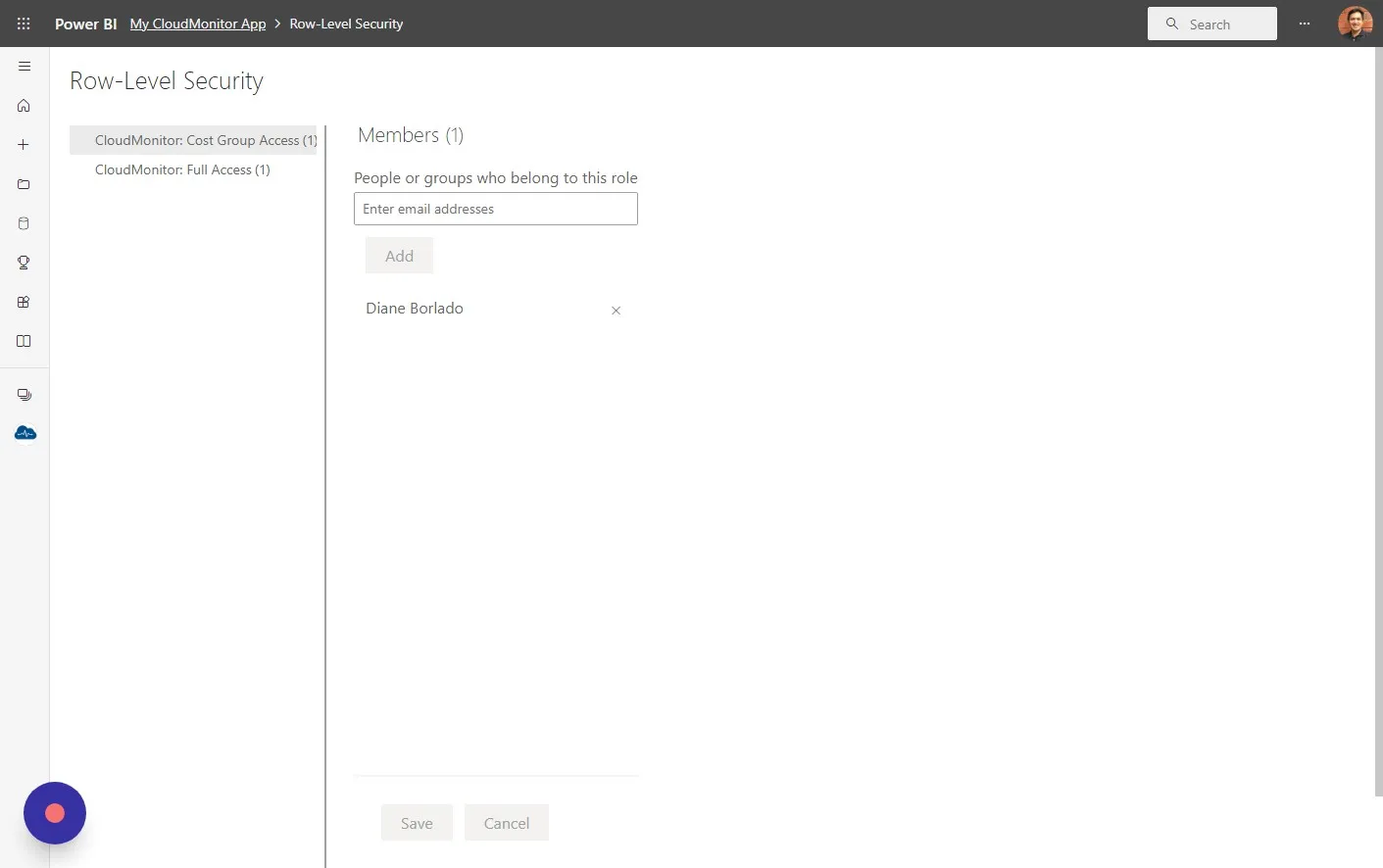 Click this link to go back to your CloudMonitor Power BI App workspace
