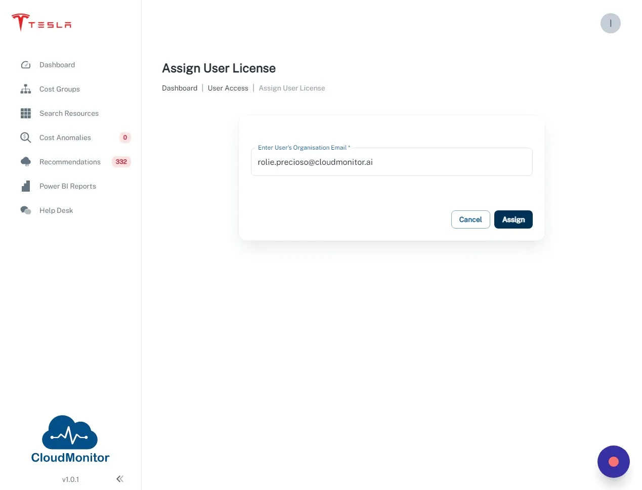 Click "Assign"