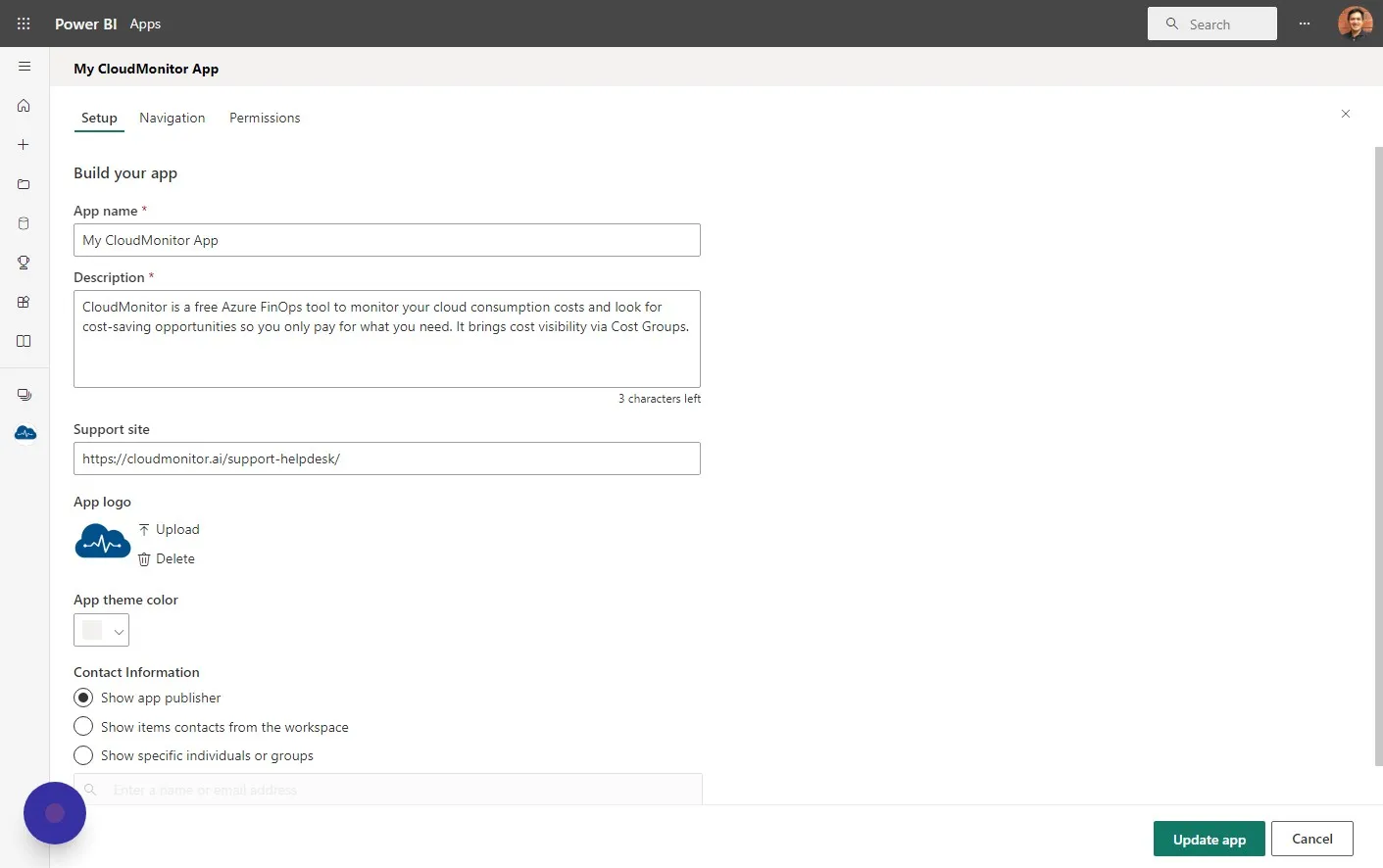 Click "Permissions"
