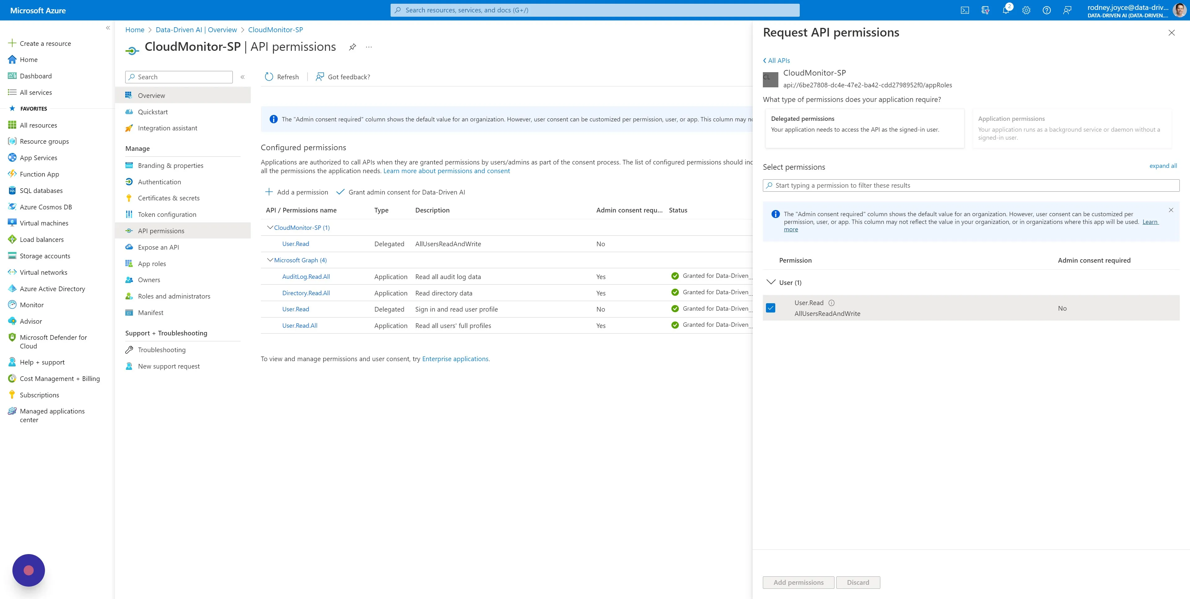 Navigate to your Admin App Url and test that you are able to log in with the Admin Account you specified during the CloudMonitor engine…