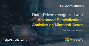Data-Driven recognized with Advanced Specialization Analytics on Microsoft Azure